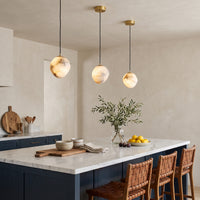 WOMO Irregular Alabaster Pendant Light-WM2868