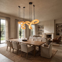 WOMO Infinity Large Alabaster Chandelier-WM2883