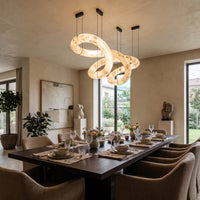WOMO Infinity Large Alabaster Chandelier-WM2883