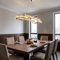 WOMO Circular Led Crystal Chandelier-WM2399