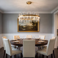 WOMO Round Crystal Chandelier-WM2485a