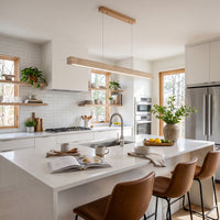 WOMO Linear Travertine Pendant Light-WM3086
