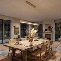 WOMO Linear Travertine Pendant Light-WM3086