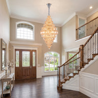 WOMO Large Tiered Crystal Chandelier-WM2389