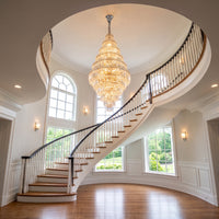 WOMO Large Tiered Crystal Chandelier-WM2389