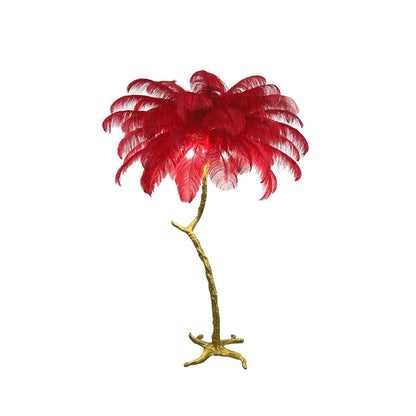 WOMO Feather Palm Tree Floor Lamp-WM7000