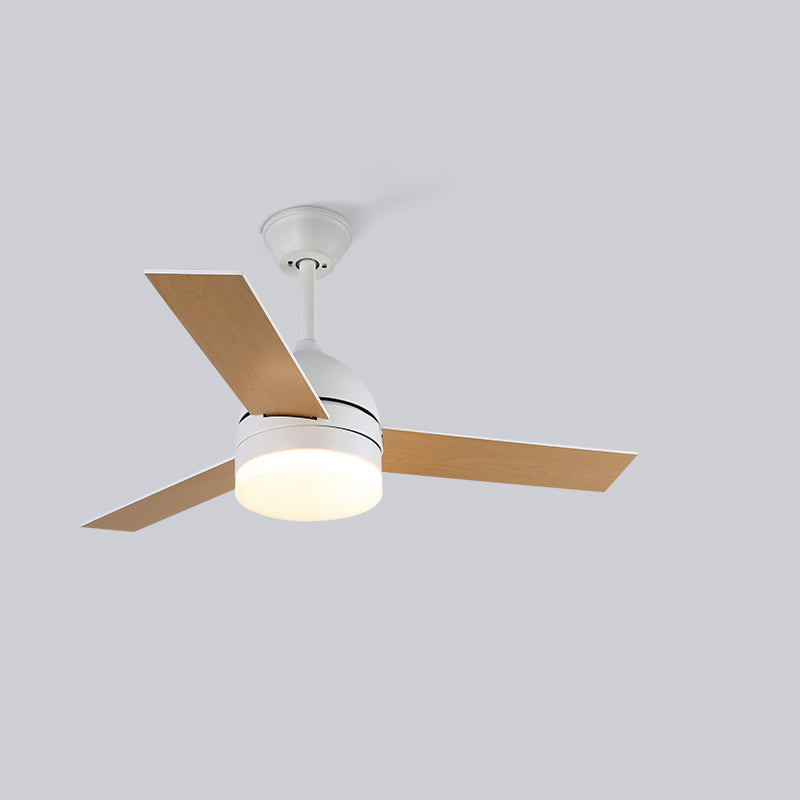 WOMO 42" 3 Wood Blade Ceiling Fan Lamp-WM5001