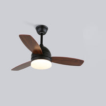 WOMO 42" 3 Wood Blade Ceiling Fan with Light-WM5001