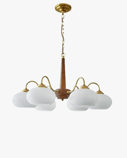 WOMO Retro Milk Glass Chandelier-WM2303