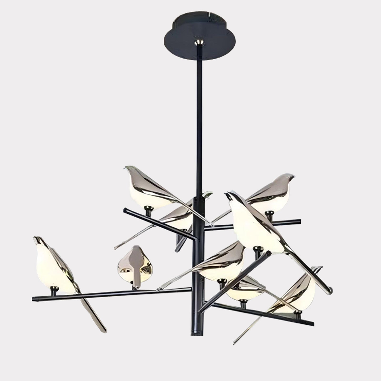 WOMO Gold Bird Branch Chandelier-WM2512c
