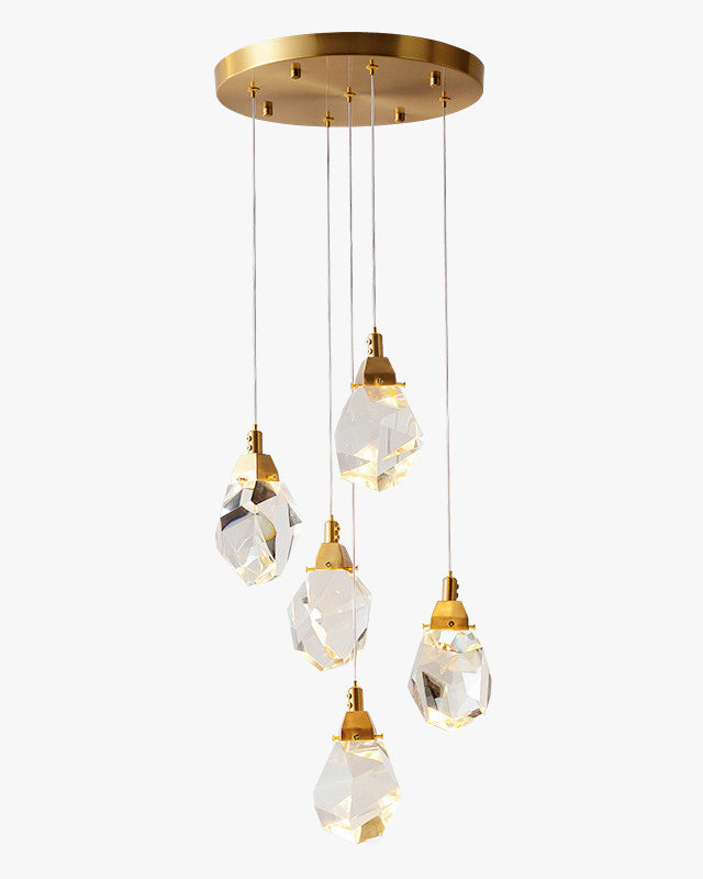 WOMO Rock Crystal Rain Chandelier-WM2189