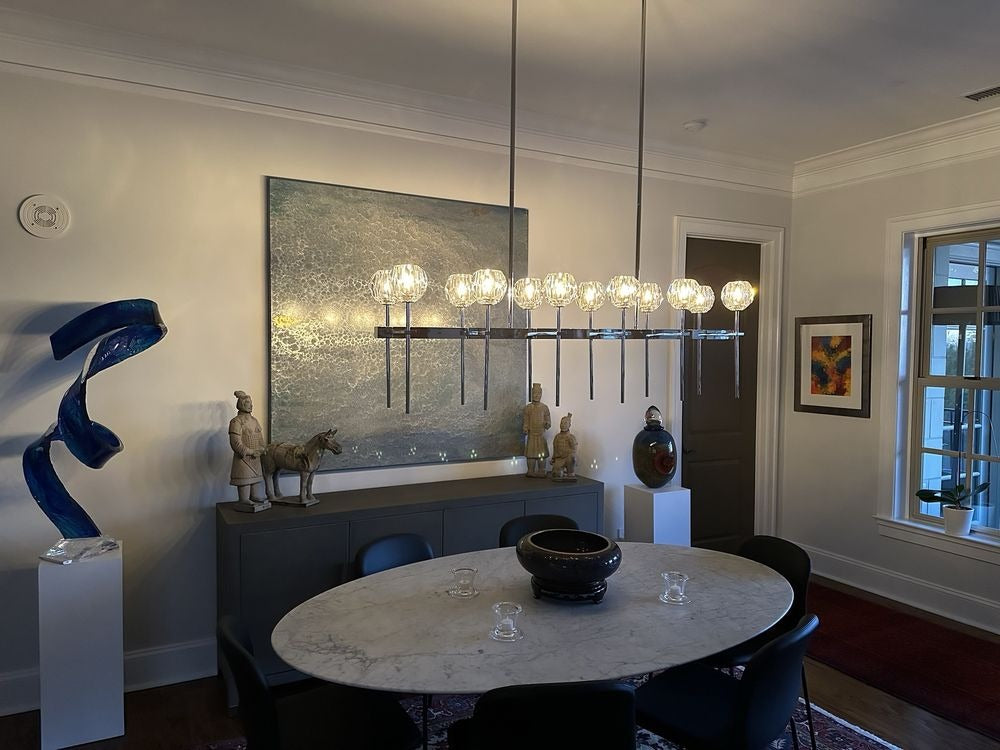 WOMO Crystal Linear Chandelier – Boule