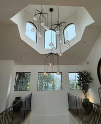 WOMO Crystal Cluster Chandelier - Hemisphere