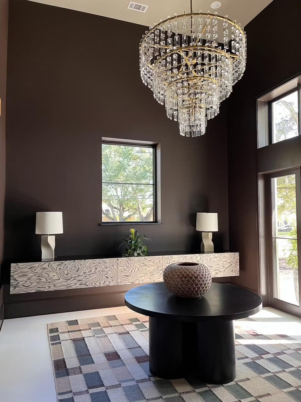 WOMO Chain Crystal Tiered Chandelier - Marignan