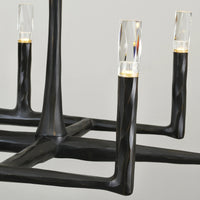 WOMO Forged Candlestick Linear Chandelier - Thaddeus