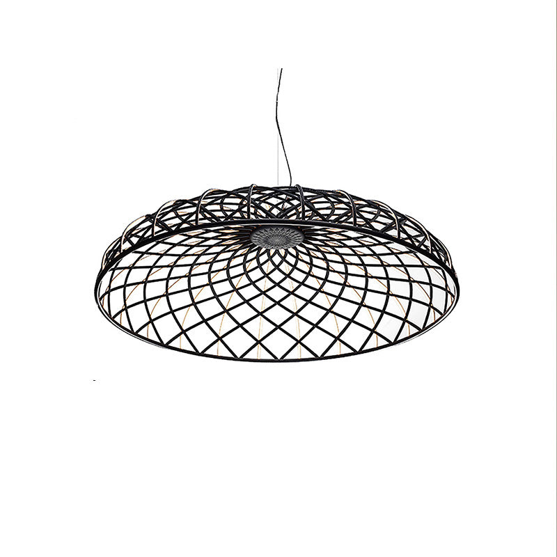 WOMO Rattan Dome Pendant Light-WM2315