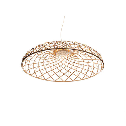 WOMO Rattan Dome Pendant Light-WM2315