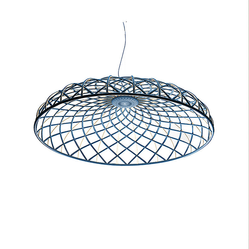 WOMO Rattan Dome Pendant Light-WM2315