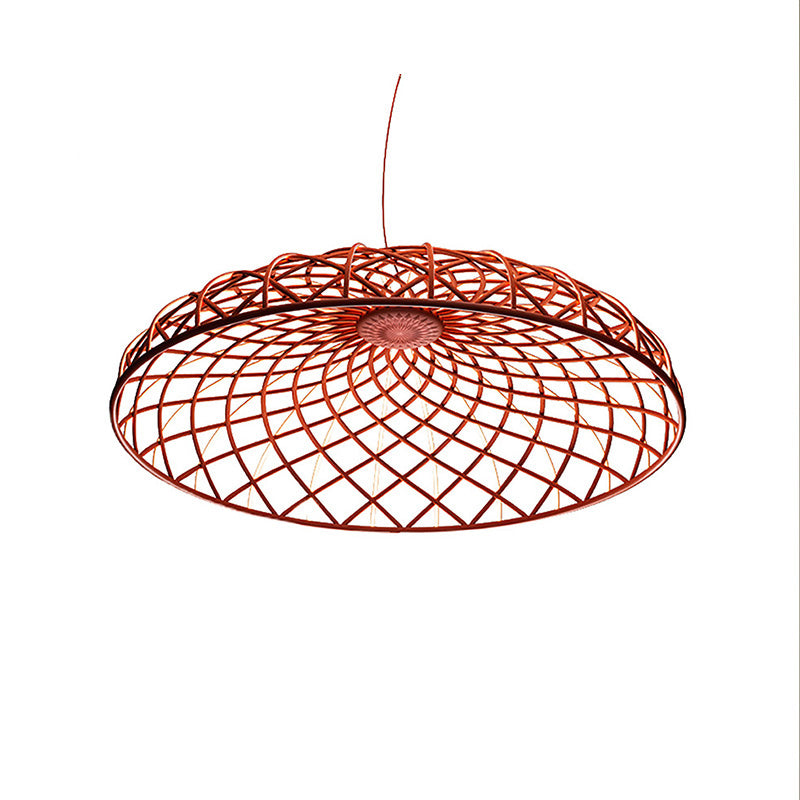 WOMO Rattan Dome Pendant Light-WM2315