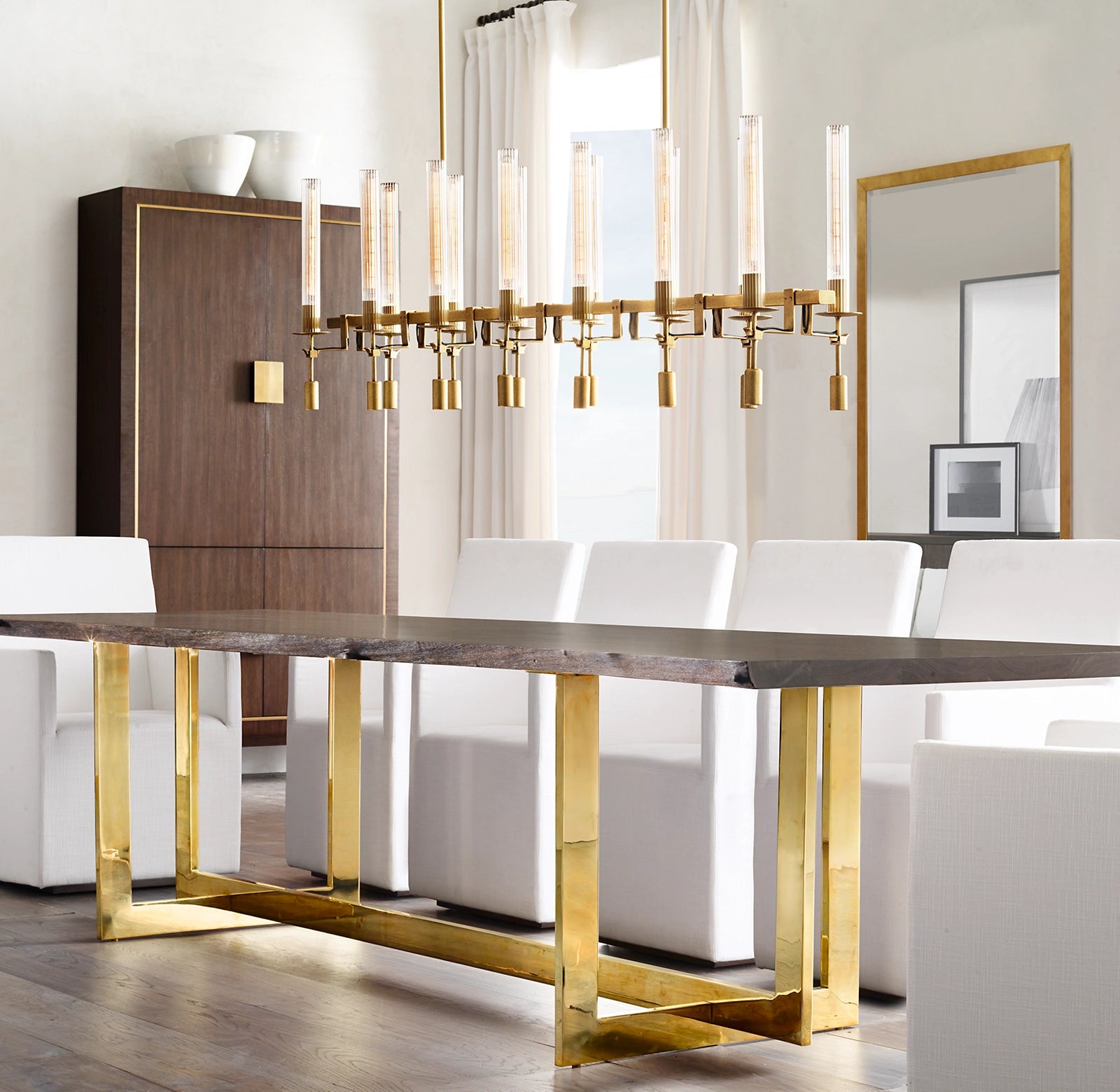 WOMO Candle Linear Chandelier - Fontanelle