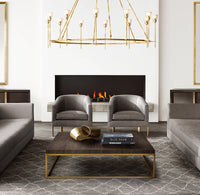 WOMO Torch Round Chandelier - Verre
