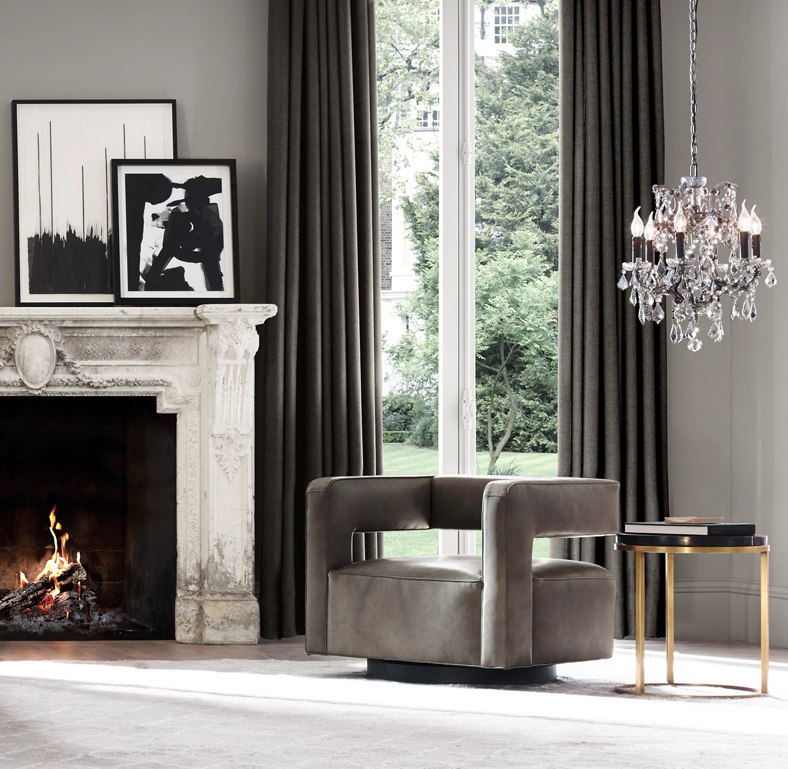WOMO Candelabra Crystal Chandelier - Rococo