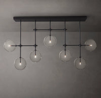 WOMO Linear Sputnik Globe Glass Chandelier - Mobile
