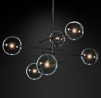WOMO Sputnik Globe Glass Chandelier - Mobile