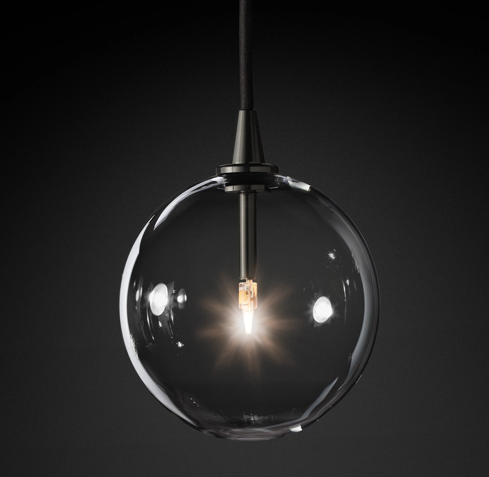 WOMO 6 Inch Blown Glass Globe Pendant Light - Mobile