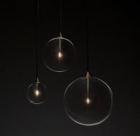 WOMO 6 Inch Blown Glass Globe Pendant Light - Mobile