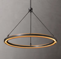 WOMO Forged Iron Ring LED Chandelier - Peralta