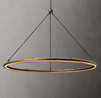 WOMO Forged Iron Ring LED Chandelier - Peralta