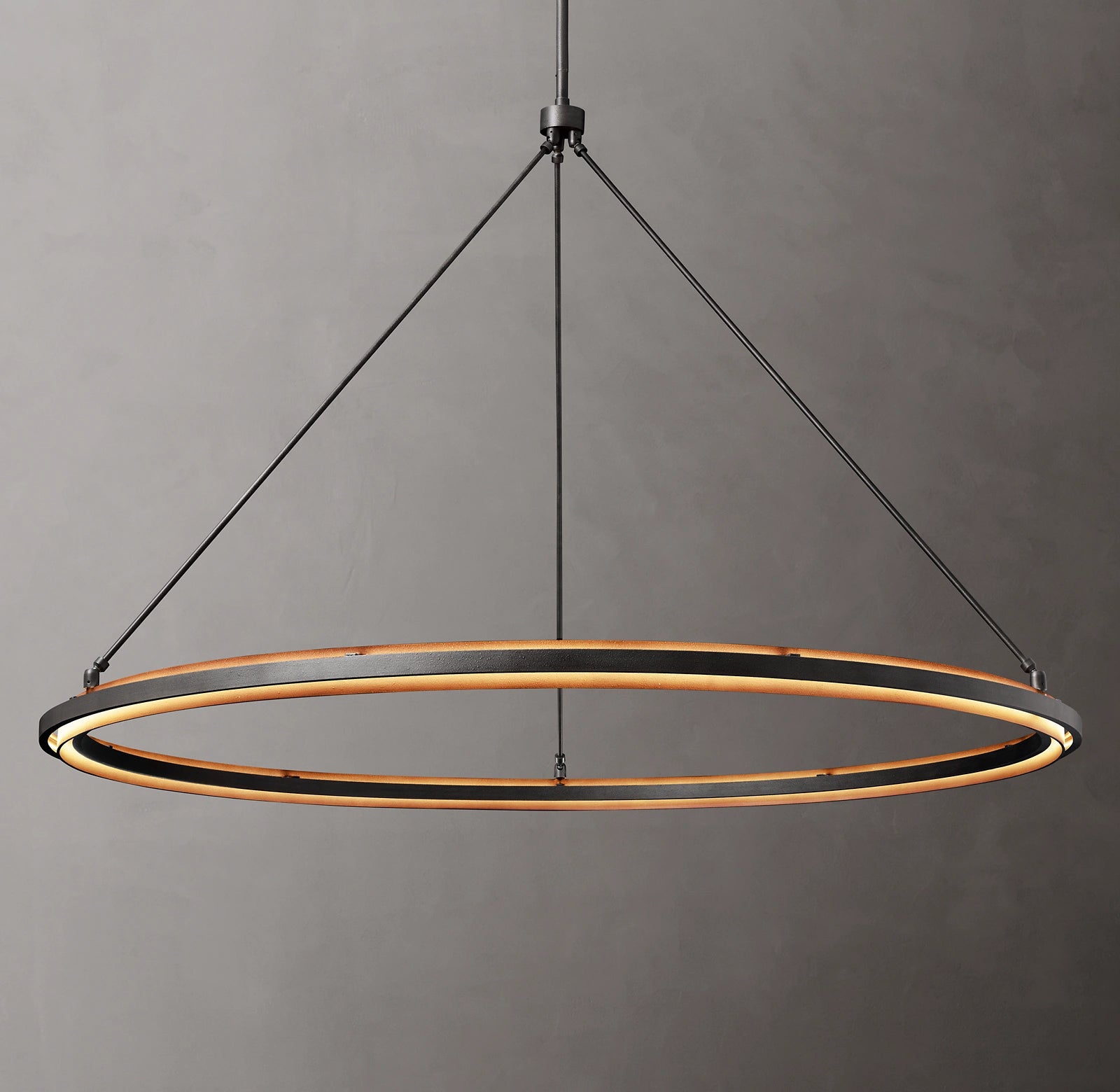 WOMO Forged Iron Ring LED Chandelier - Peralta