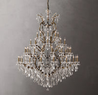 WOMO Candelabra Crystal Chandelier - Rococo