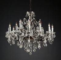 WOMO Candelabra Crystal Chandelier - Rococo