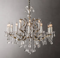WOMO Candelabra Crystal Chandelier - Rococo
