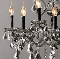 WOMO Candelabra Crystal Chandelier - Rococo
