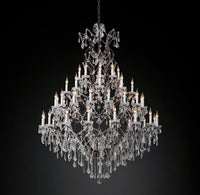 WOMO Candelabra Crystal Chandelier - Rococo