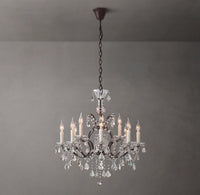 WOMO Candelabra Crystal Chandelier - Rococo