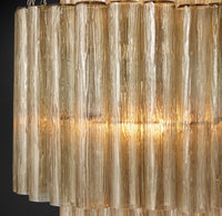 WOMO Tronchi Murano Glass Tiered Chandelier - Serenella