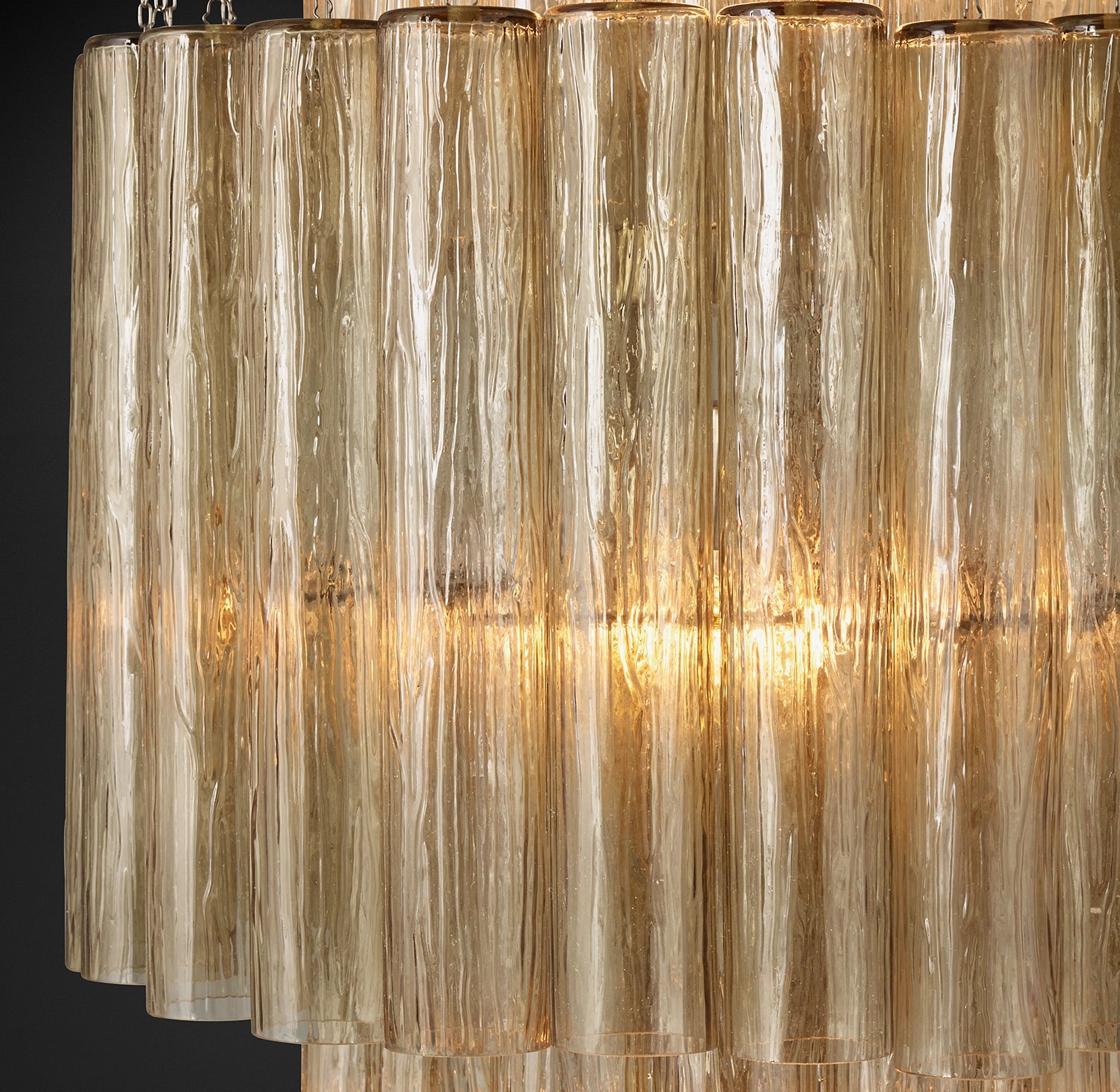 WOMO Tronchi Murano Glass Tiered Chandelier - Serenella