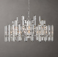 WOMO Crystal Prism Round Chandelier - Bonnington