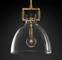 WOMO Dome Glass Pendant Light - Machinist