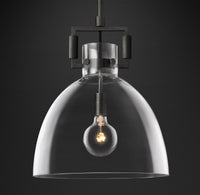 WOMO Dome Glass Pendant Light - Machinist