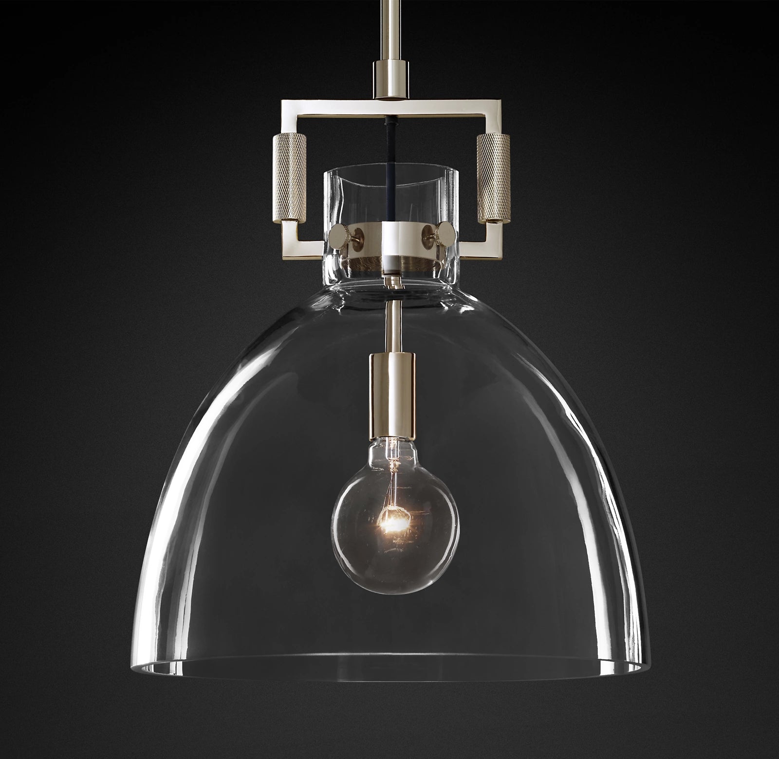 WOMO Dome Glass Pendant Light - Machinist