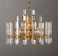 WOMO Crystal Prism Round Chandelier - Bonnington