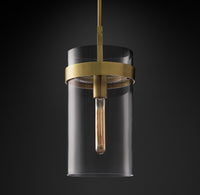 WOMO Cylindrical Glass Pendant Light - Ravelle