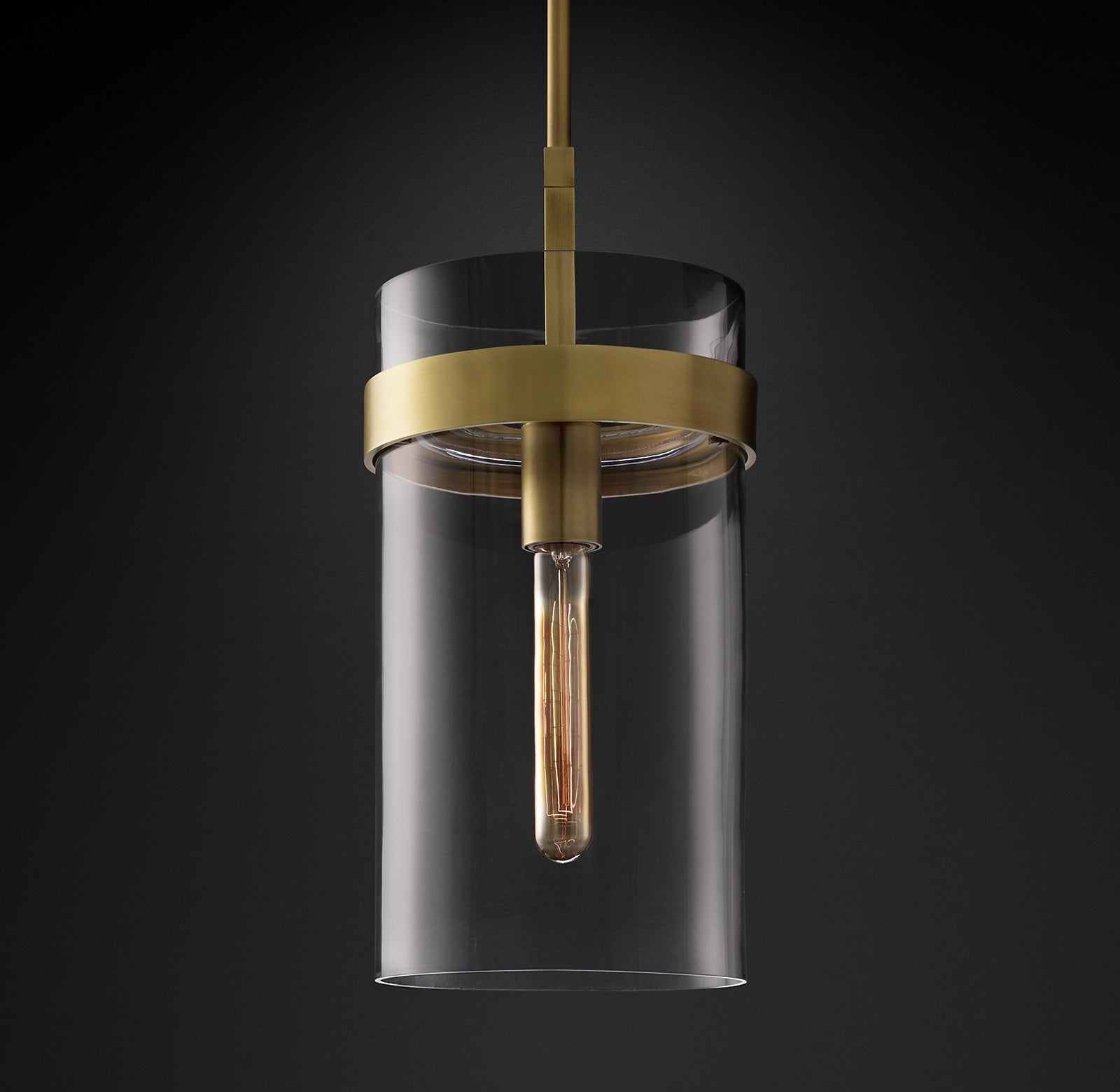 WOMO Cylindrical Glass Pendant Light - Ravelle