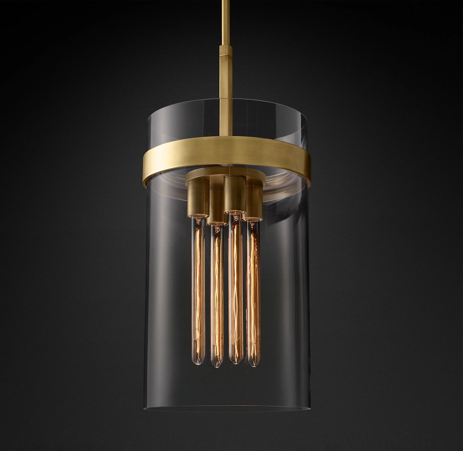 WOMO Cylindrical Glass Pendant Light - Ravelle
