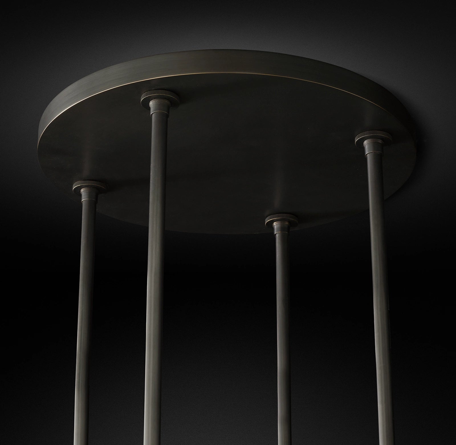 WOMO Cylindrical Glass Candle Round Chandelier - Ravelle